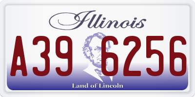IL license plate A396256