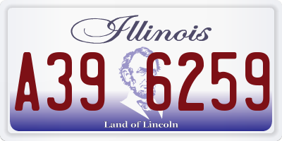 IL license plate A396259