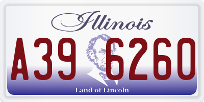 IL license plate A396260