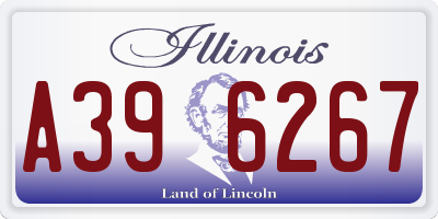 IL license plate A396267