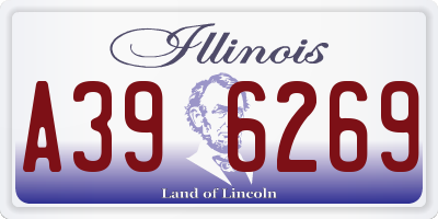 IL license plate A396269