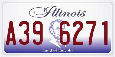 IL license plate A396271
