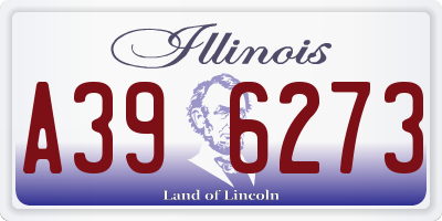 IL license plate A396273