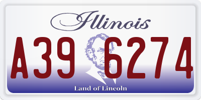 IL license plate A396274