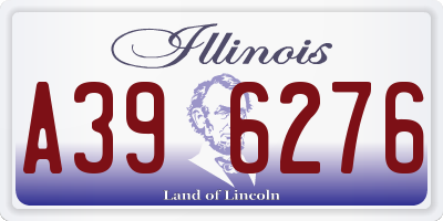 IL license plate A396276