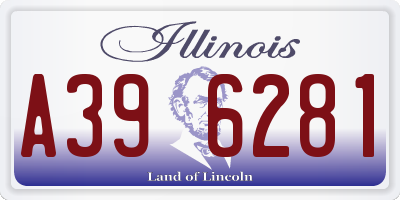 IL license plate A396281