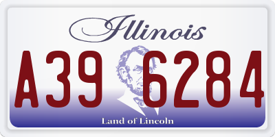 IL license plate A396284