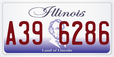 IL license plate A396286