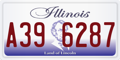 IL license plate A396287