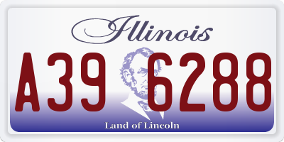 IL license plate A396288