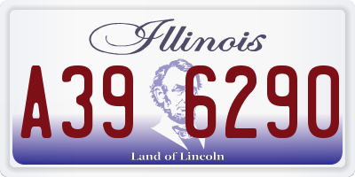 IL license plate A396290