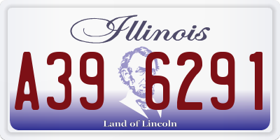 IL license plate A396291