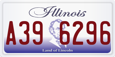 IL license plate A396296