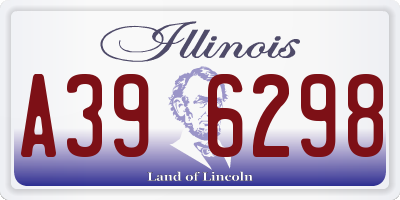 IL license plate A396298