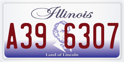 IL license plate A396307