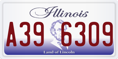IL license plate A396309