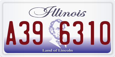 IL license plate A396310
