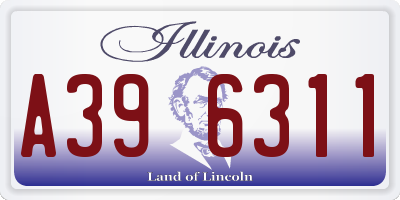 IL license plate A396311