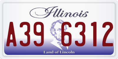 IL license plate A396312