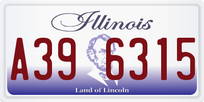 IL license plate A396315