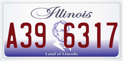 IL license plate A396317