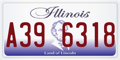 IL license plate A396318