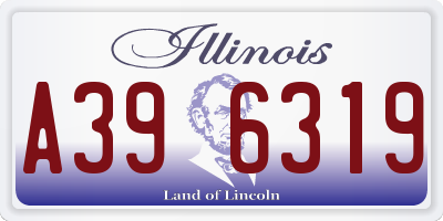 IL license plate A396319