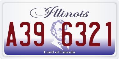 IL license plate A396321