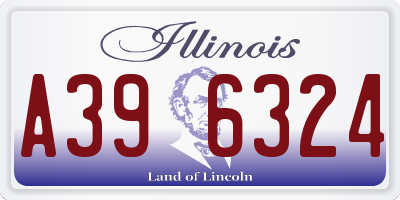 IL license plate A396324
