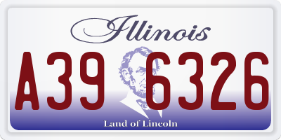 IL license plate A396326