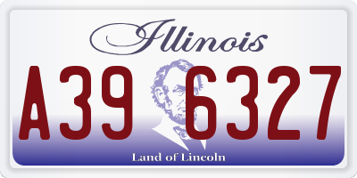 IL license plate A396327