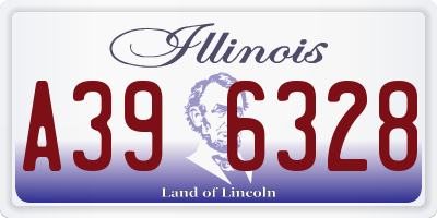 IL license plate A396328