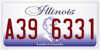 IL license plate A396331