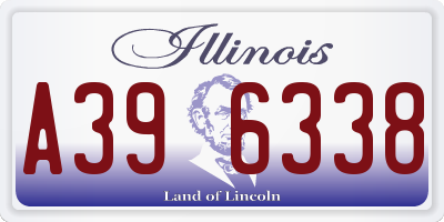 IL license plate A396338