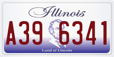 IL license plate A396341