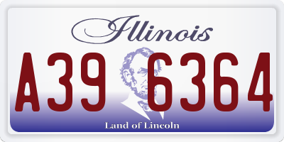 IL license plate A396364