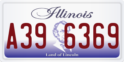 IL license plate A396369