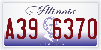 IL license plate A396370