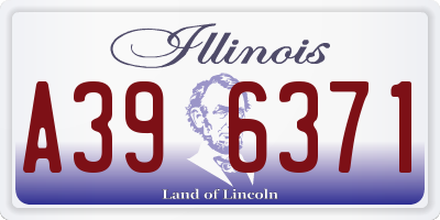 IL license plate A396371