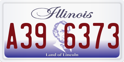 IL license plate A396373