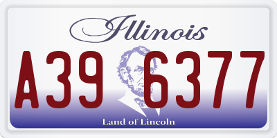 IL license plate A396377