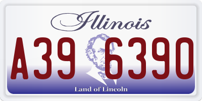 IL license plate A396390