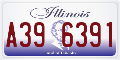 IL license plate A396391