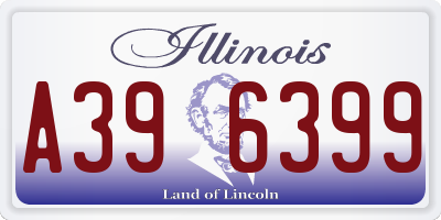 IL license plate A396399