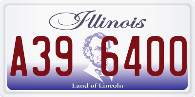 IL license plate A396400