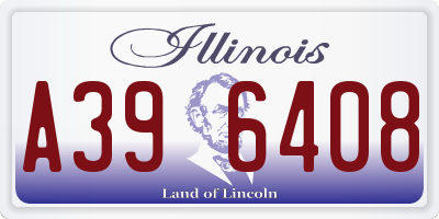 IL license plate A396408