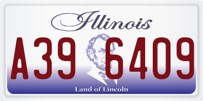 IL license plate A396409