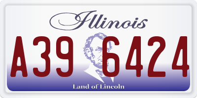 IL license plate A396424