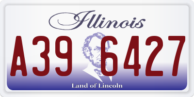 IL license plate A396427