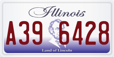 IL license plate A396428